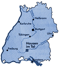 Karte S�ddeutschland