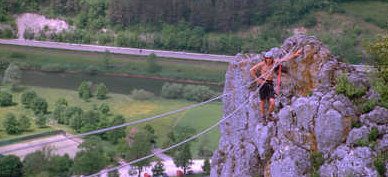 Klettern im Donautal