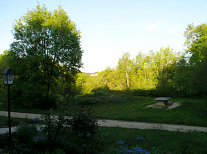 Blick von der Terrasse 